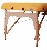 Massageliegen sonnengelb 80cm x190cm &quot;Luxury three&quot; ohne Nasenloch