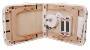 Massageliegen sonnengelb 80cm x190cm &quot;Luxury three&quot; ohne Nasenloch